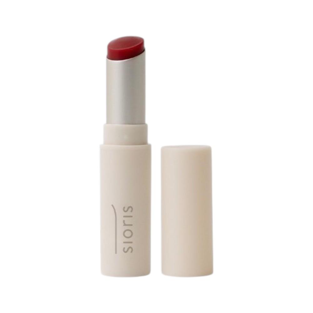 SIORIS Lipsafer Color Balm Reddish Organic Hydrating Tinted Lip Balm with Camellia Oil 4.5g