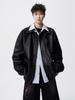 Men's Retro High Street Motorcycle Leather Jacket - Autumn/Winter Loose-Fit Lapel Coat