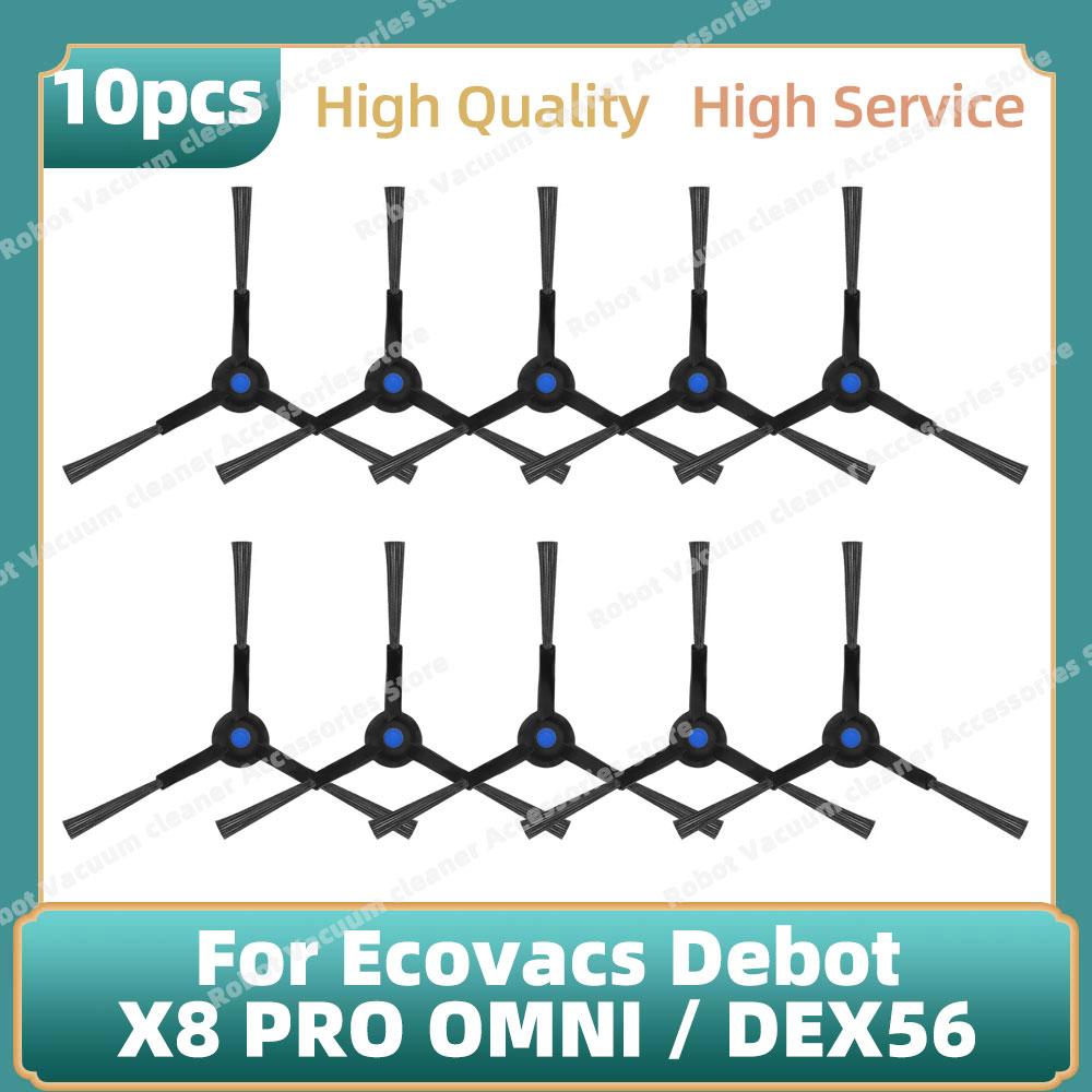 Kompatibel für Ecovacs Debot X8 PRO OMNI / DEX56 Zubehör Hauptseitenbürste Wischlappen Staubbeutel Ersatzteile