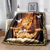 Lion Faith Blanket Household Multipurpose Blanket Used For Chair Sofa Bed Soft And Warm Giving Friends And Relatives Birthday Graduation Gift