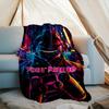 1PC Custom Name Cyberpunk Profile outdooor Flannel blankets Patterns Throw Blanket All-Season Soft Gift for Couch, Bed, Camping gifts