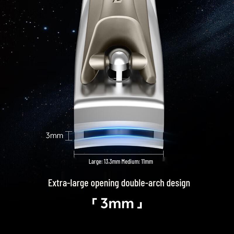 777 Stainless Steel Nail Clipper 2-Piece Set