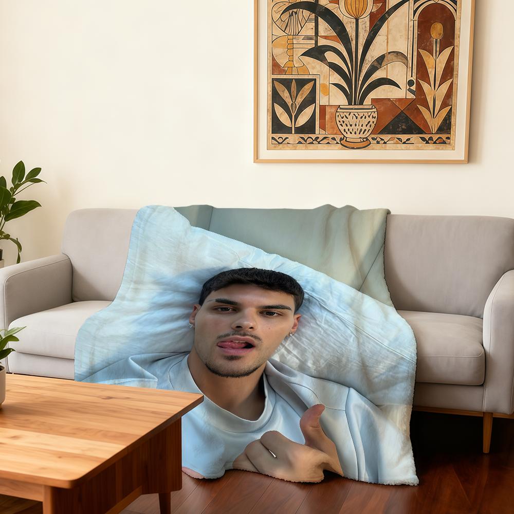 Singer A-Abraham Mateo Blanket Super Warm Comfortable Plush Throw Blanket Child Home Sofa Bedroom Gift