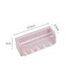 Home Punch-free 5 Holes Toothbrush Holder with Cover Dustproof Toothbrush Storage Racks Wall-mounted Home Bathroom Corner Rack