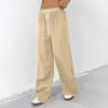 Women's Casual And Fashionable  Elastic Waist Loose Wide Leg Pants