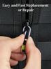Viperade VAT1 Titanium Zipper Pull Removable Zipper Zipper Pull Universal Zipper Pull Repair for and Backpacks Heavy-Duty Replacement, Pull, Tab,