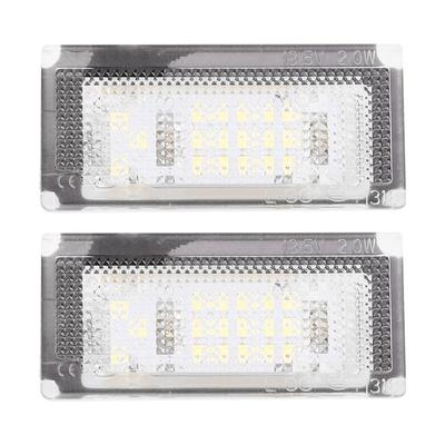 1 Pair 12V 18 SMD LEDs License Number Plate Light Lamp Fit for Mini Cooper S R53 2001 2006