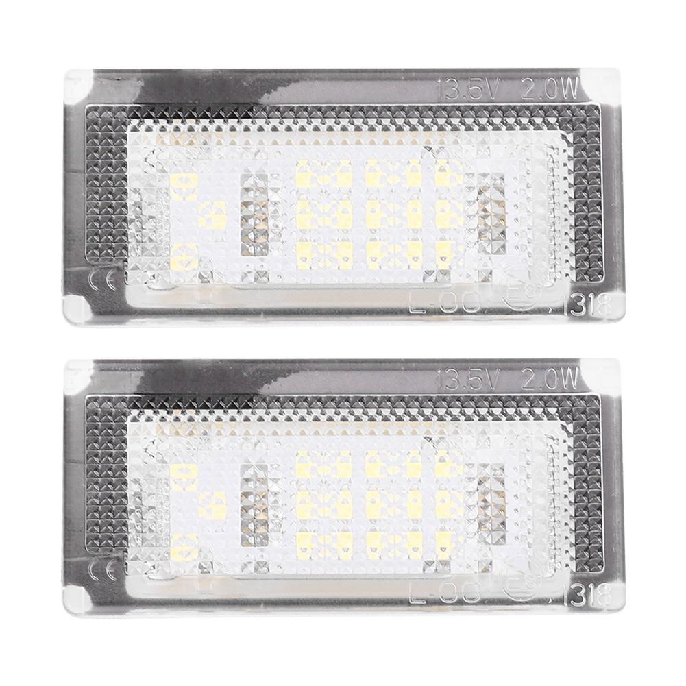 1 Paar 12V 18 SMD LEDs Kennzeichenleuchte Lampe Passend für Mini Cooper S R53 2001 2006