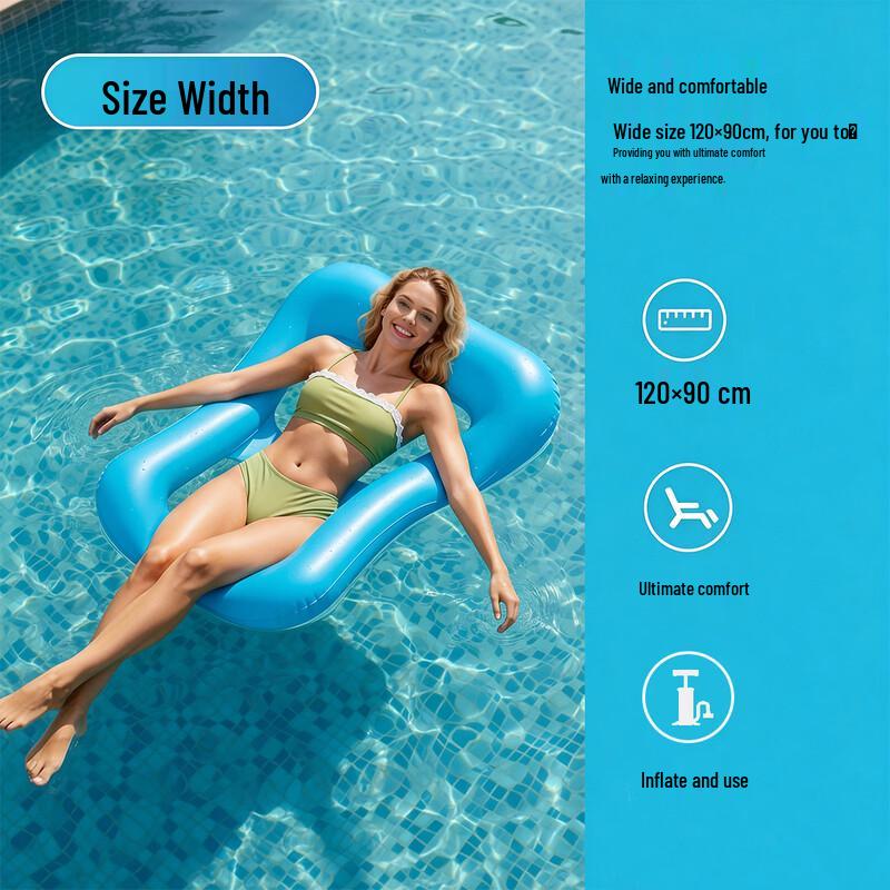 Green Heart-shaped Water Hammock Lounge