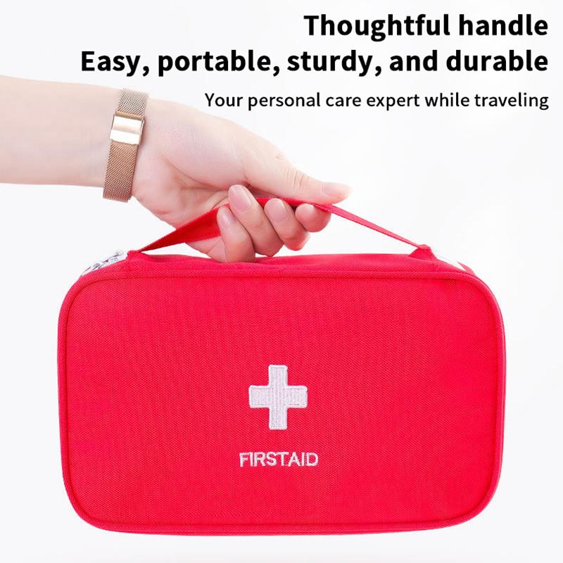 Empty Large First Aid Kit Portable Outdoor Survival Disaster Earthquake Emergency Kit Home/Car Medical Kit Empty Pack
