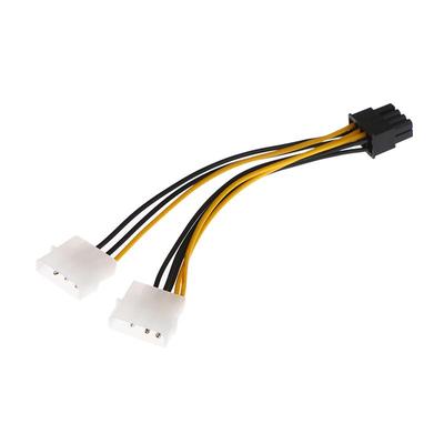 1/2/5Pcs 8 Pin Graphics Card Male To Dual 4 Pin Female Video Card Power Cord Mainboard Power Extension Adapter Cable