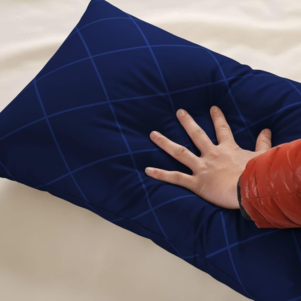Pillow | Set of 6 | Basic Size 41 X 61 CM | Pack of 6 (6, Blue, King (U.K. Standard))