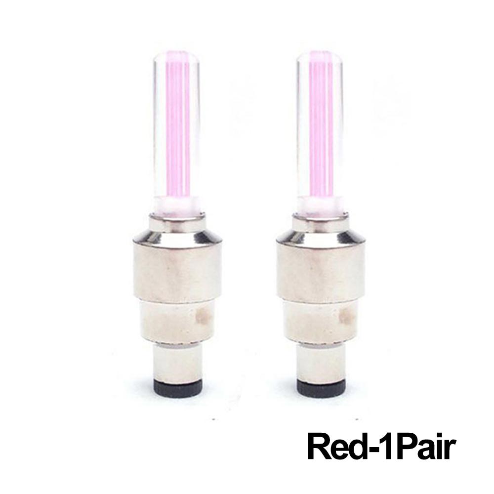 Bicycle Tire Valve Light Bike Wheel Spoke Flashlight Night Cycling Safety Luminous Tyre Valve Caps Car Motorcycles Accessories