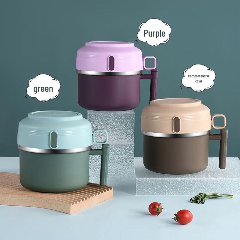 Mishangni 304 Stainless Steel Round Lunch Box