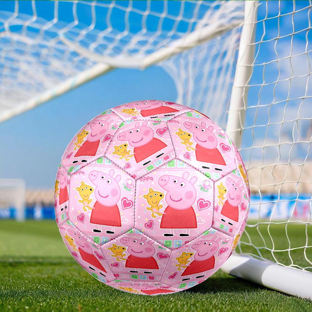 Dance Party With Peppa Size 5 Soccer Ball, Suitable for Training and Matches, High-Elasticity, Wear-Resistant Material Gift for Fan