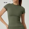 Cross-Border Slim Fit Quick Dry Breathable Yoga T-Shirt