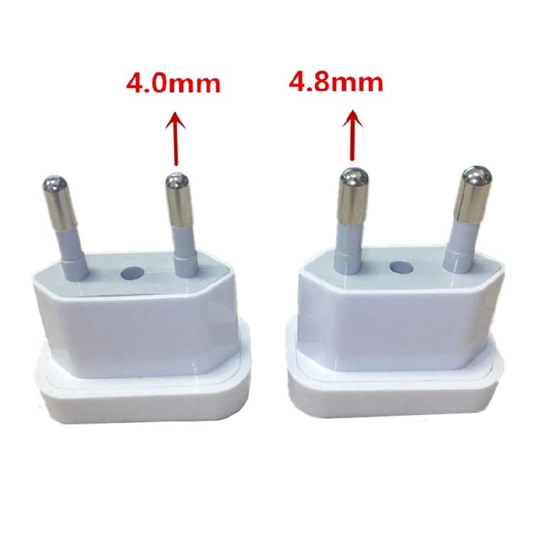 250V Power Plug Adapter US To EU Euro Europe Plug Power Plug Converter Socket