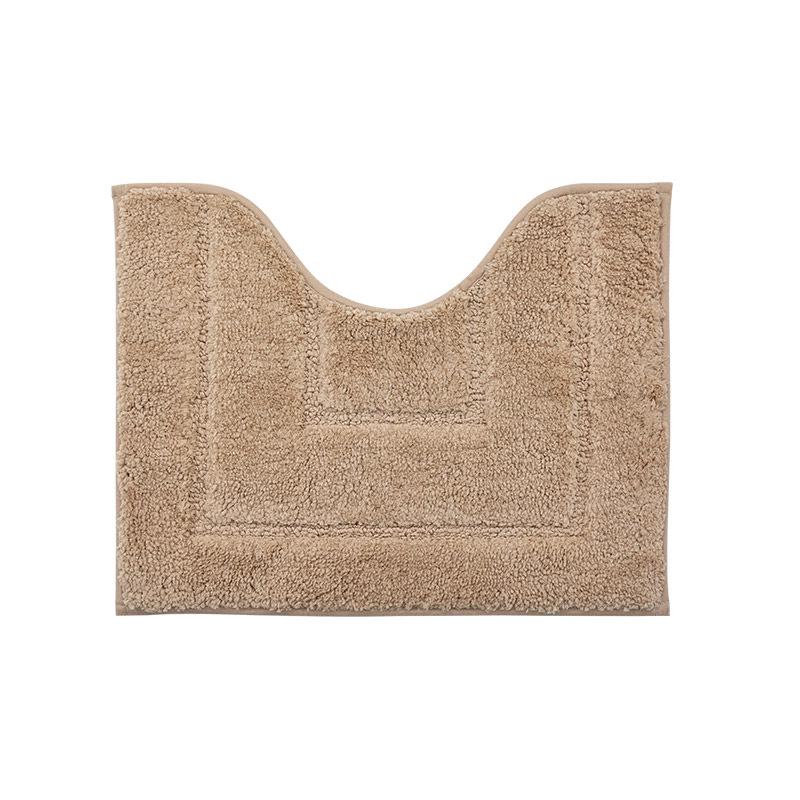 Thickened U-Shaped Non-Slip Absorbent Toilet Mat - Dirt-Resistant Bathroom and Bedside Carpet