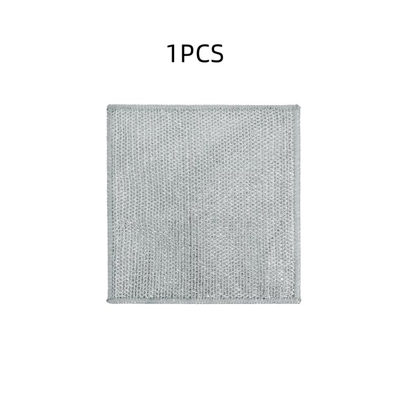 Ściereczka z kulki stalowej Trwała Gruba Gospodarstwo Domowe Kuchnia Nieolejowa Srebrna Jedwabna Ściereczka do Czyszczenia Czysta Ściereczka Nierdzewna