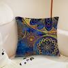 Painting BBohemia Pattern cushion cover Pillow Case Plush Fabric Soft Double Sided Print Sofa Cushion Cover Throw Pillow Covers