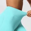 High-Waisted Peach Seamless Yoga Pants for Women - Hip-Lifting, Three-Section Design for Fitness & Running