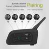 2 Set Căști Bluetooth EJEAS V6 PRO+ pentru Arbitri Rezistente la Apă Player Muzică Walkie-talkie Montate pe Ureche pentru Comunicator cu 6 persoane