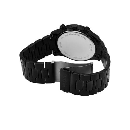 Fossil Men's SULLIVAN Multifunction Black Stainless Steel Watch, BQ2856