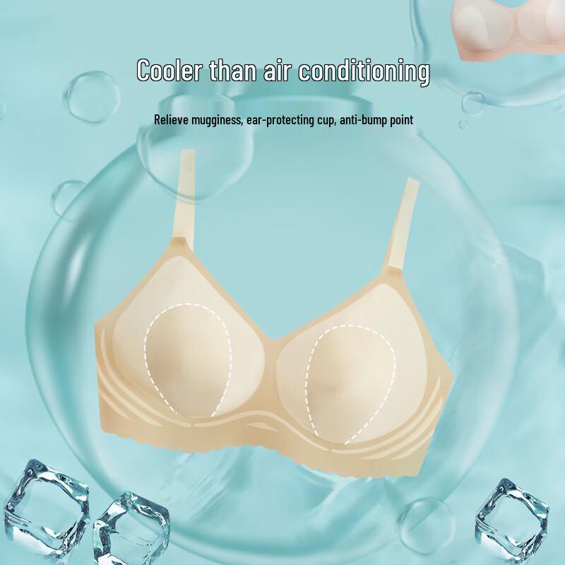 TINSINO K659 Seamless Ice-Feel Bunny Cup Jelly Bra