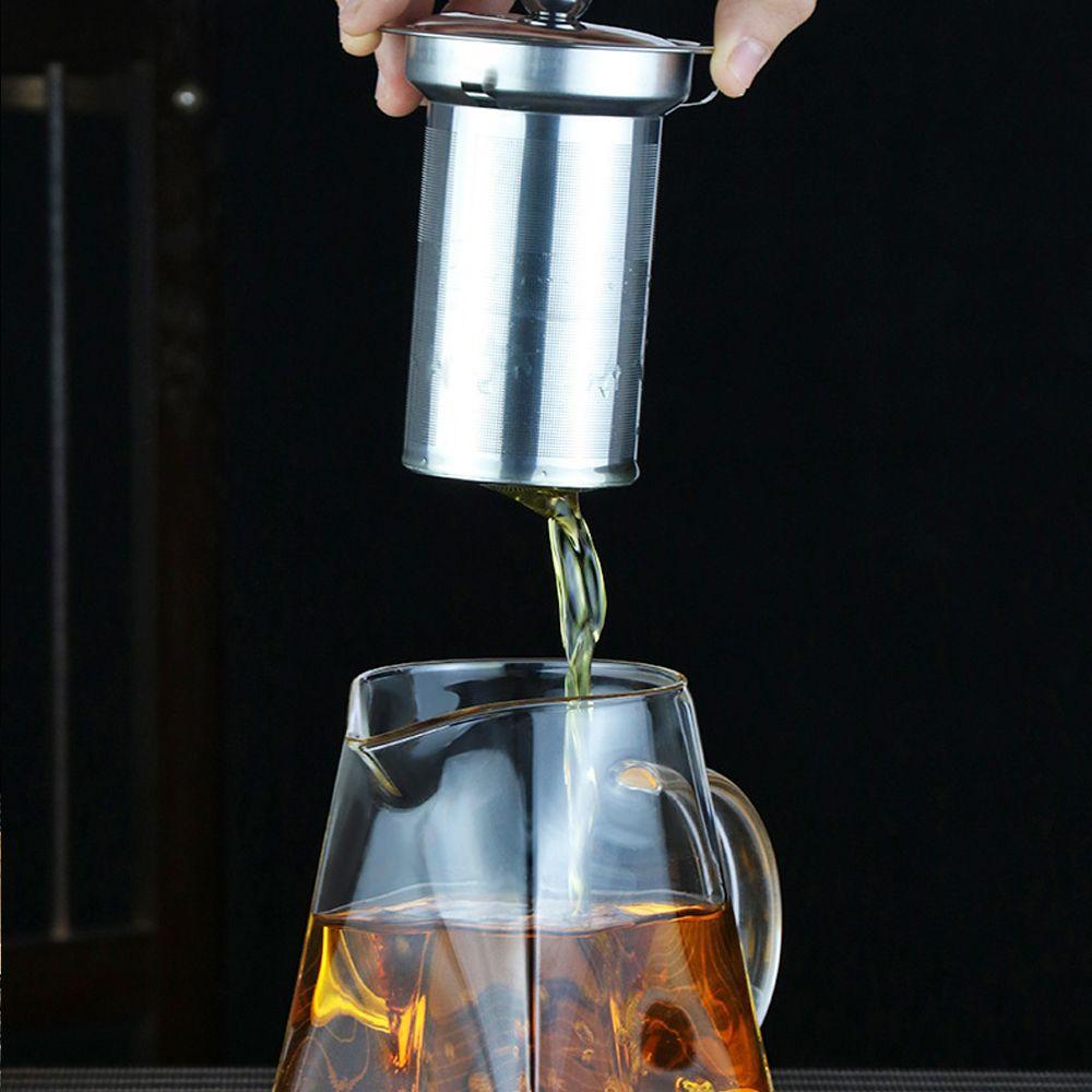 Transparent Scented Tea Tea Leaves coffee with Tea Strainers Teapot Kettle Glass Square Pot
