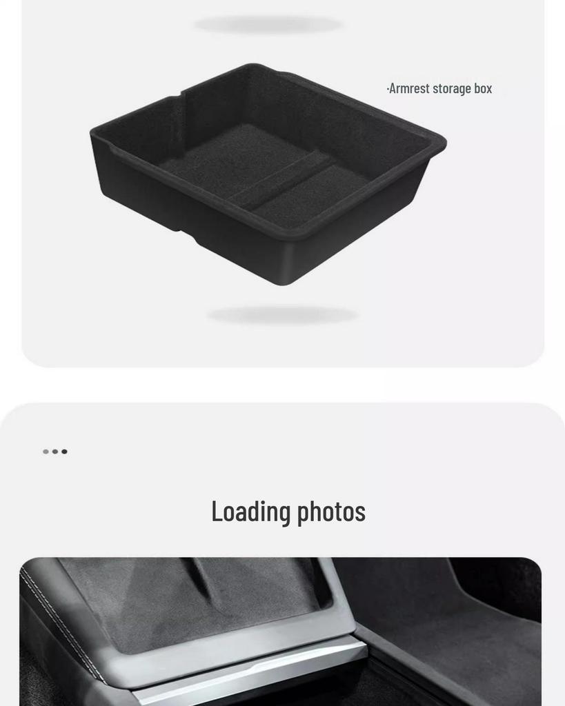 Tesla Model 3/Y Center Console Tray & Armrest Organizer