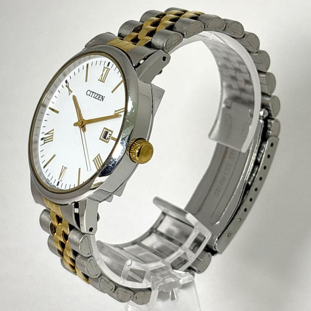 Used Working Citizen Eco Drive Vintage Roman Combi Solar Watch