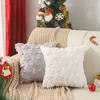 Christmas Cushion Cover Short  Throw Pillow Case Soft Plushie Sofa Pillowcase Cushion Cover Square 1PC