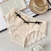 Women Cotton Underwear Antibacterial Plus Size Lace High Elastic Comfortable Panties