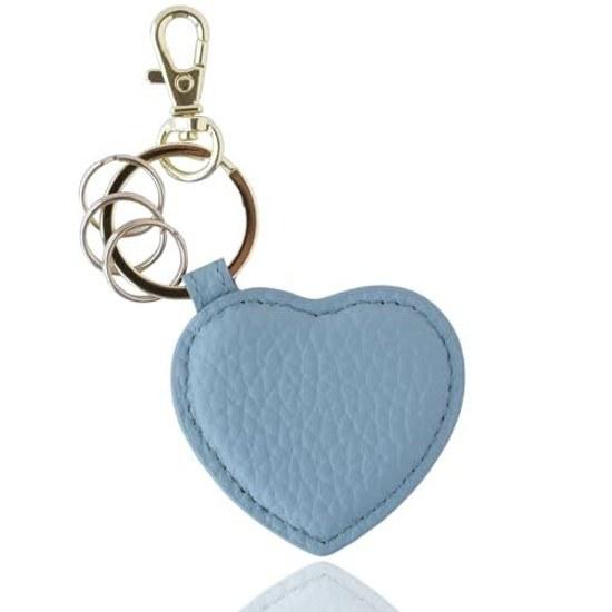 QUARE Key Holder Ring Stylish Leather Keys Car Motorcycle Bicycle Smartphone Ladies Cute Heart Mobile Strap Charm Mothers Day Gift