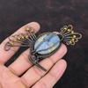Pietersite Pendant Copper Wire Wrapped Gemstone Jewelry Handmade Pendants Pietersite Jewelry Copper Wire Wrap Pendant Bird Pendant For Gift