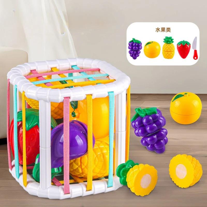 Non-Toxic New Colorful Shape Blocks Sorting Game Baby Montessori Learning Educational Toys For Children Bebe Birth Inny 6 12 Months Gift