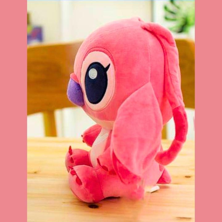 Maskotka Stich Różowy 30Cm Milutki Pluszak Dla Dzieci Zabawka