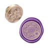 DIY Scrapbook, Brass Wax Seal Stamp Head, Golden, 25x14mm