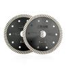SHDIATOOL Diamond Super Thin Blades for Ceramic 125mm Diameter Turbo Cutting Discs Porcelain, Tile, Granite, 2-Pack, / 5-Inch