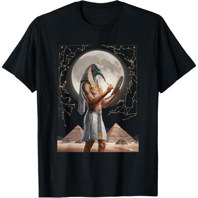 Thoth Dios Egipcio Mitología Egipcia Pirámide Antiguo Egipto Camiseta(18)