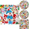 50 Cartoon-Sticker mit Weihnachtsmotiv für Scrapbooking und Dekorationen