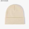 Disponibile Cappello a cuffia doppio ispessito caldo autunno e inverno cappello lavorato a maglia da donna semplice da uomo