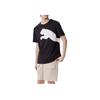 Puma T-shirt Casual Girocollo con Stampa Logo Uomo Top Nero 678086-01