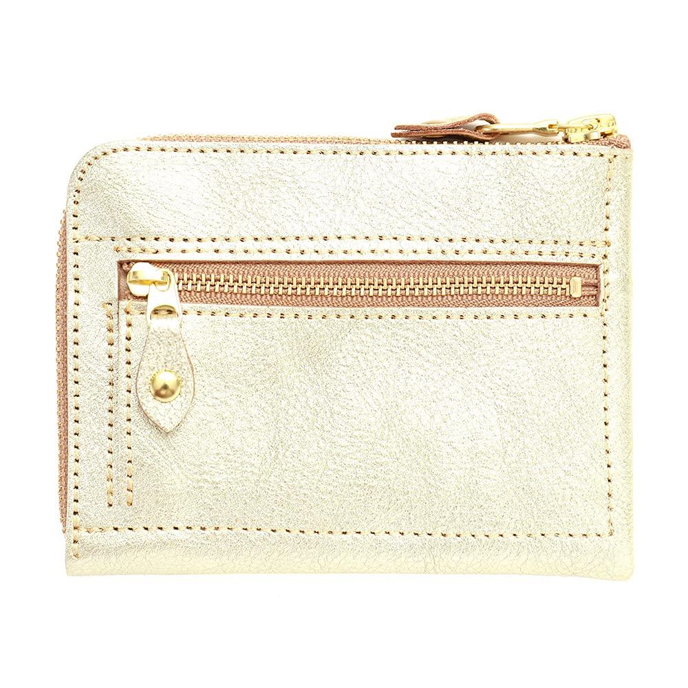 AGILITY Affa "Alinie Short" Short Wallet, Mini Wallet, Compact, 6-Piece, Slim, Simple, Genuine Leather