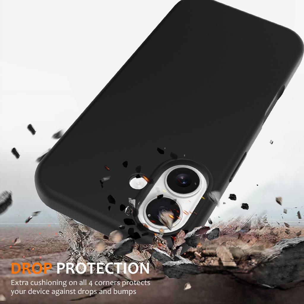 For iPhone 17 Case Compatible with MagSafe Anti-Drop Liquid Silicone Phone Cover