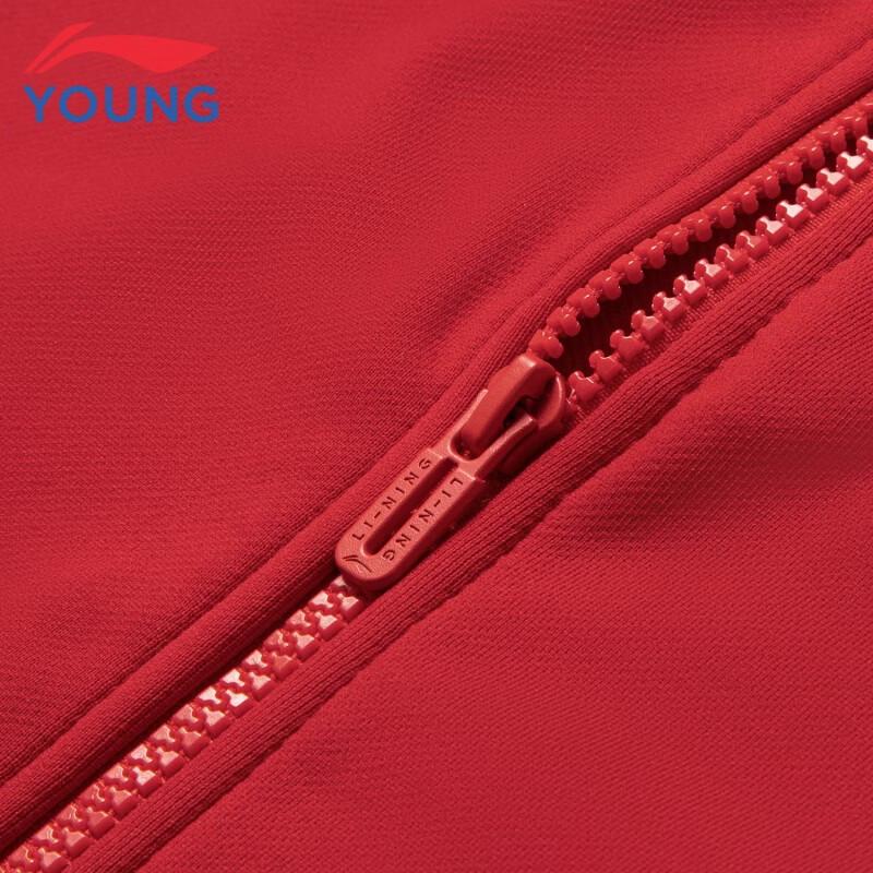 LI-NING Youth Unisex Football Windproof Stand Collar Jacket