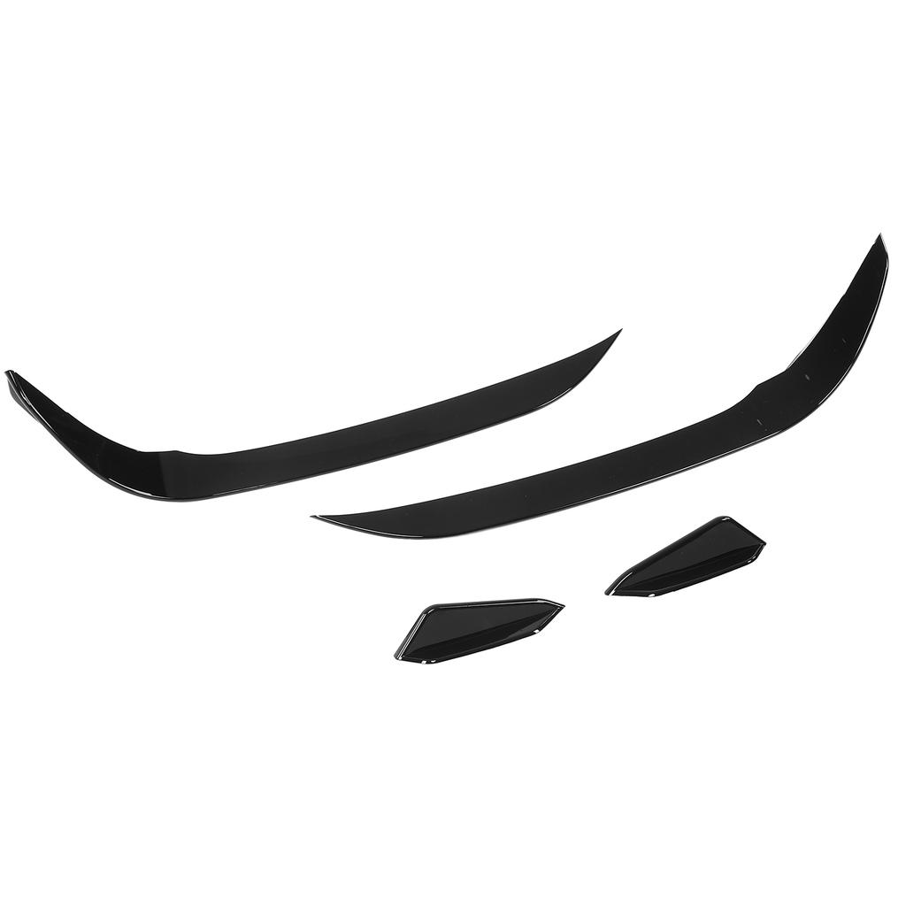 4PCS Front Bumper Aero Kits Canards Wing UV Resistant Replacement for MK7.5 GTD 20172020