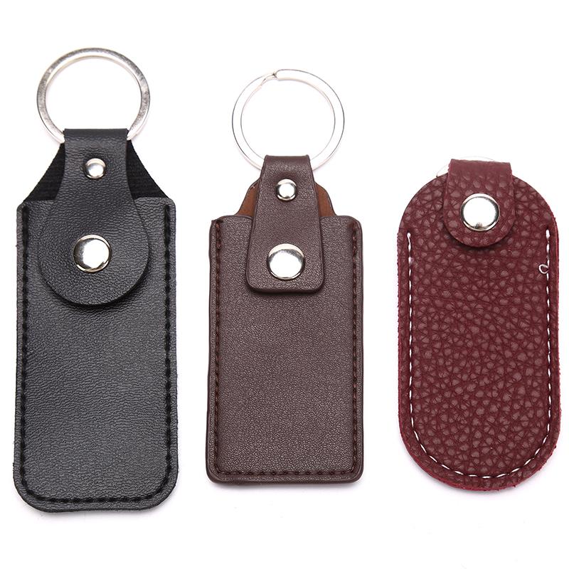 Husa USB Geanta De Protectie Inel Portabil De Buzunar De Piele Pentru Unitate Flash USB