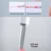1 Pack Silicone Lip Brushes With Soft Tip Dustproof Cover For Daily Makeup Travel Lip Gloss Use