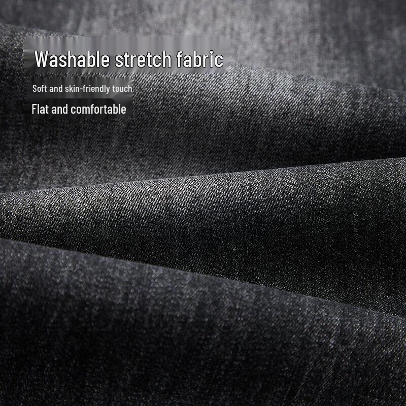 HLA Men's SPRINTING SMILE Tapered Cropped Jeans